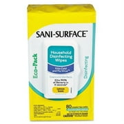 Nice-Pak M955S806 Sani-cloth Disinfecting Surface Wipes, 10 X 9, Lemon Scent, 100/pack