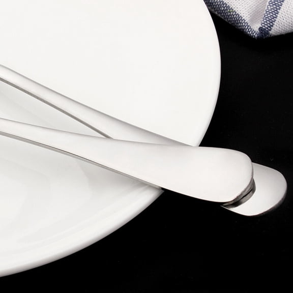 UPOUART Set of 6 Stainless Steel Salad Sporks, Dual-Purpose Spoons, Dishwasher Safe for Parties and Everyday Use