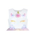 thumbnail image 4 of Girls Dress Champagne Unicorn Pageant Cosplay Princess Pageant Party 5 Years, 4 of 6