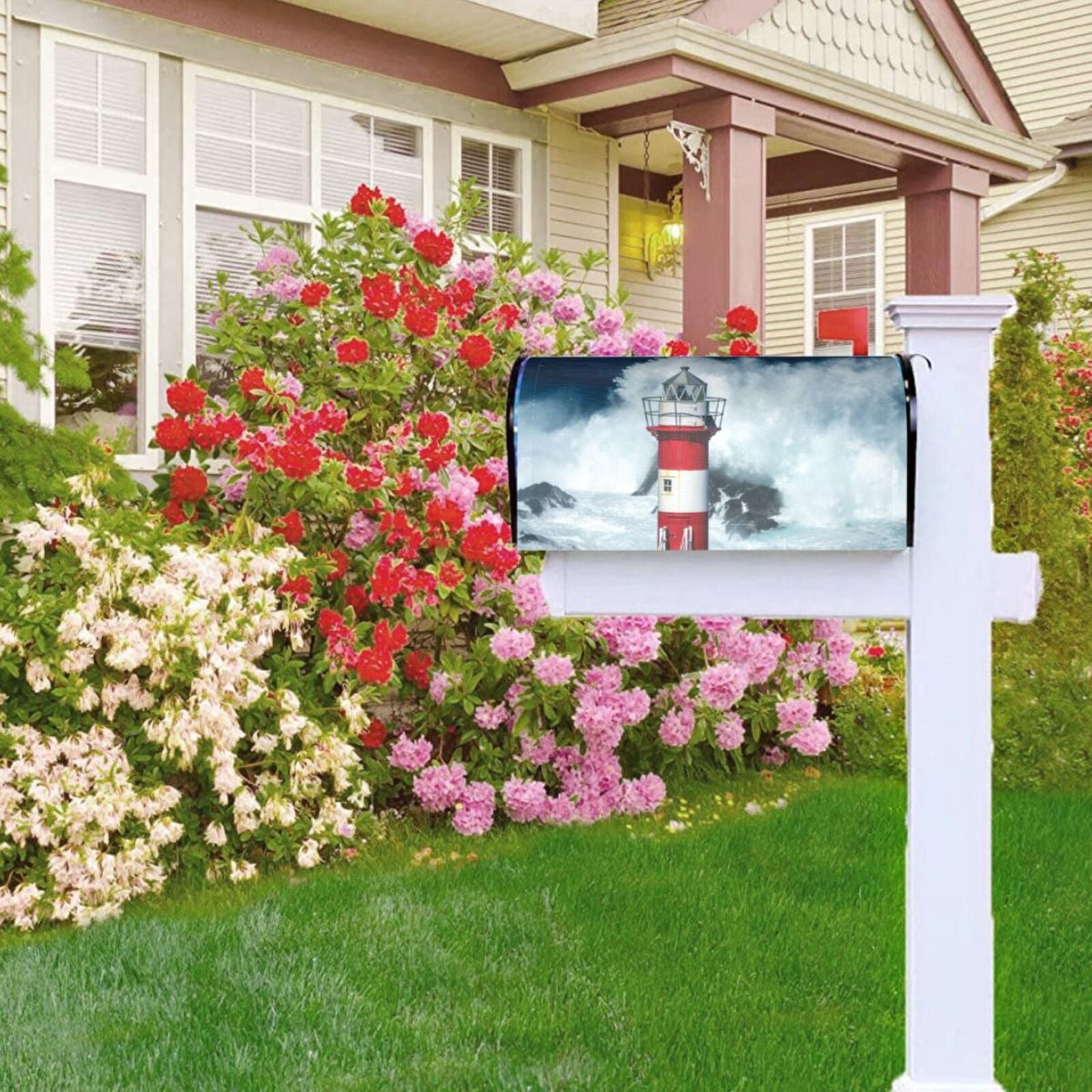 Kdxio Magnetic Mailbox Cover 21x18 in Mailbox Cover Outdoor Decoration Holiday Mailbox Covers for Home Garden Yard-21x18 in