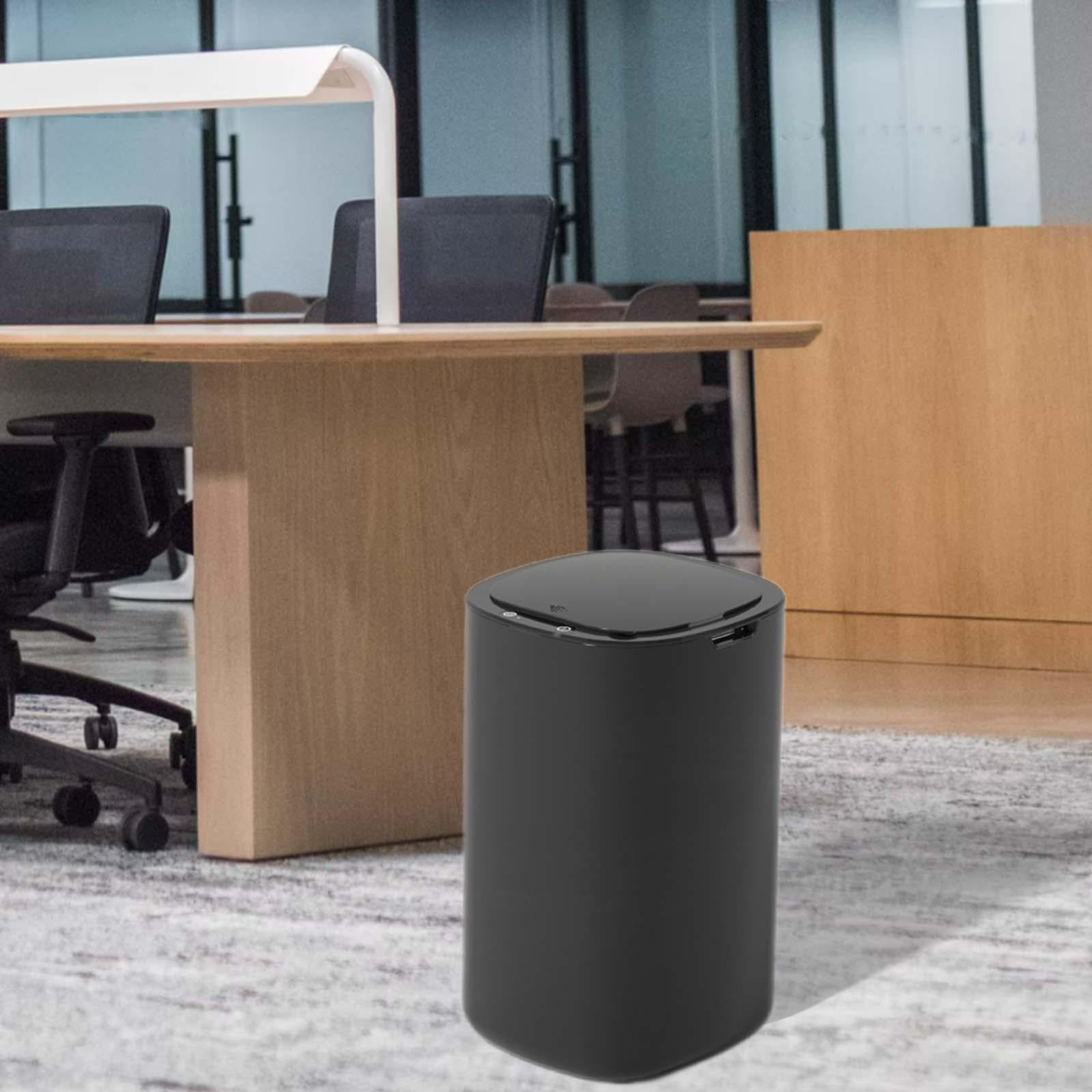 Axioma Sealed Trash Can 12L Automatic Waste Container Trash Basket Garbage Bin for Home Black