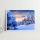 thumbnail image 4 of Lienzo pintado pintura al óleo por números nieve bosque pared arte moderno dormitorio decoración Tmvgtek decoración de arte en el hogar, 4 of 9