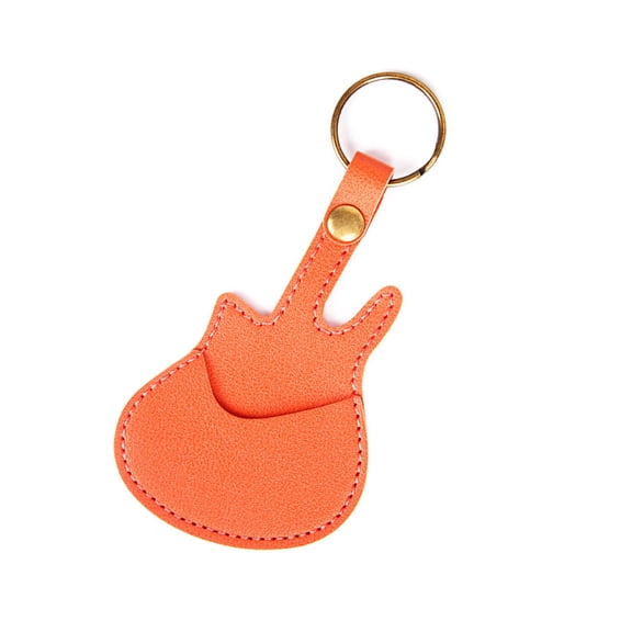 Multipurpose Guitar Pick Pouches Guitar Pick Holder Guitar Shape Pick Storage Bag Protective Pick Holder Case for Picks