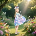 thumbnail image 6 of Ayieyill Princess Dress up Clothes for Little Girl, 11Pcs Princess Cape with Crown, Princess Dresses for Girl 3-8 Birthday Gift, 6 of 6