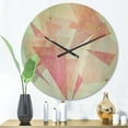 thumbnail image 2 of Designart 'Traditional Triangular ' Farmhouse Wood Wall Clock, 2 of 5