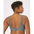 thumbnail image 3 of Bali Comfort Revolution ComfortFlex Fit Shaping Wireless Bra Granite Blue Grey Tropic S, 3 of 7