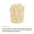 thumbnail image 3 of Uxcell 3.14 inch Wide 10 Yard Lace Ribbon Floral Pattern Cream White Embroidered Lace Trim for Sewing Making, Gift Wrapping, 3 of 5