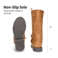 thumbnail image 5 of Bota DREAM PAIRS LUCKID-01 para Niñas, Altura Rodilla, Color Tan, Talla 2, 5 of 5