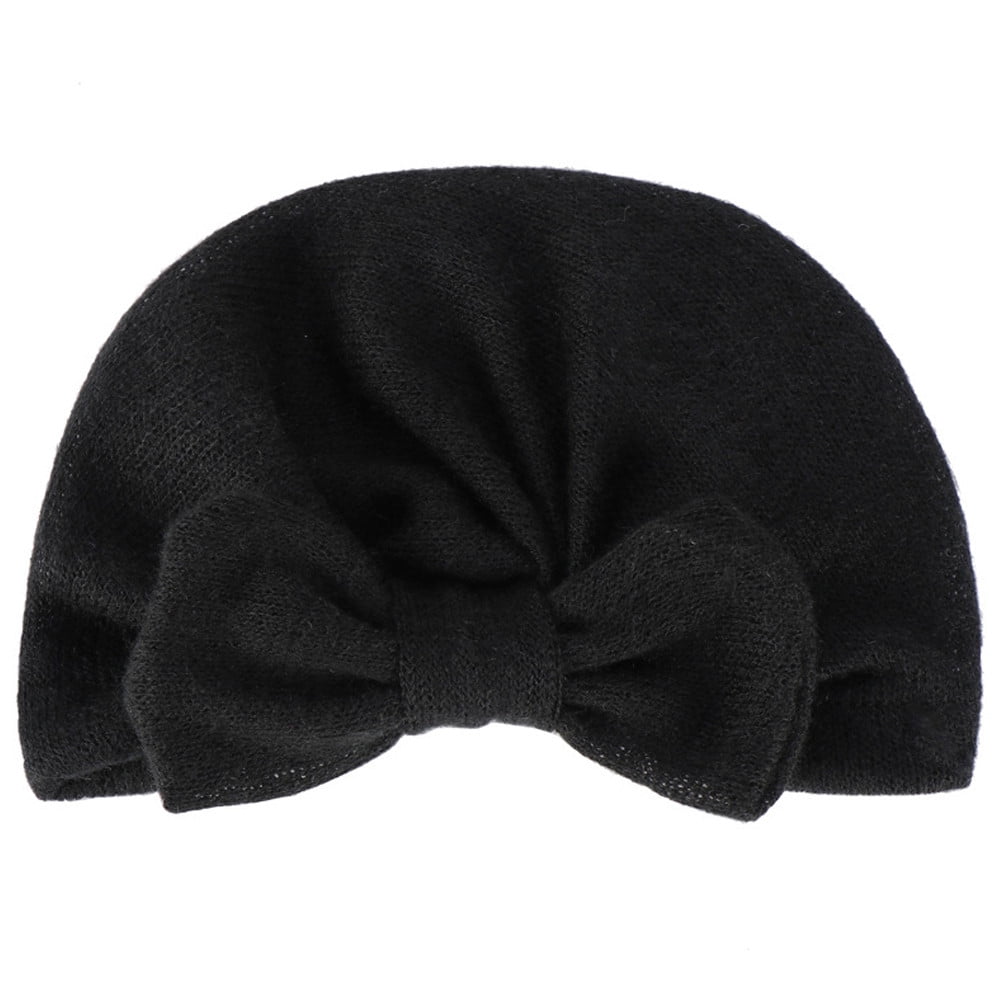 Cute Kids Baby Toddler Girls Crochet Knit Beret Hat Cute Winter Warm Beanie Cap