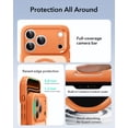 thumbnail image 3 of ESR for iPhone 17 Pro Case, Magnetic Phone Case for iPhone 17 Pro, Compatible with MagSafe, Camera Control, Shockproof Military-Grade Protection, Orange, 3 of 7