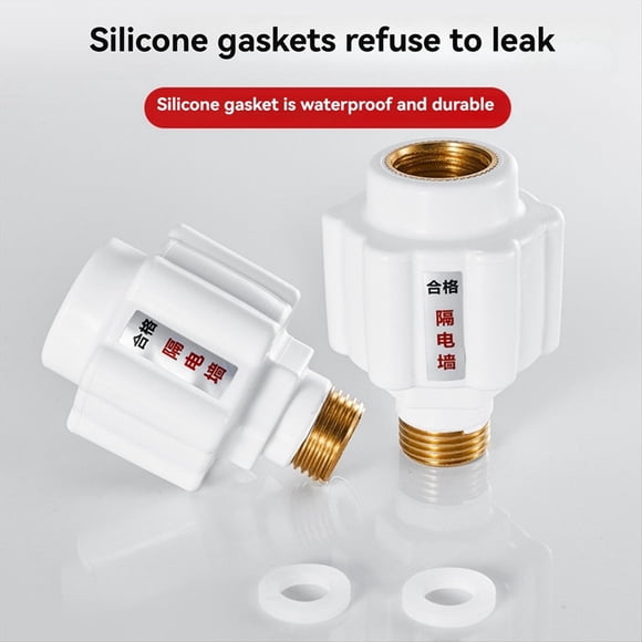 8 Piezas [Dientes de Aluminio de Color Cobre] Calentador de Agua Eléctrico de Pared Anti-Eléctrico Accesorios para Calentadores de Agua Domésticos Rojo