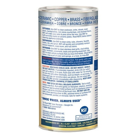 Bar Keepers Friend Cleanser Powder 21oz