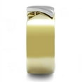 thumbnail image 1 of TK3184 - Two-Tone IP Gold (Ion Plating) Stainless Steel Ring with No Stone, 1 of 1