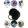 thumbnail image 5 of Gustave Women Plush Faux Fur Ear Muffs Winter Warm Outdoor EarMuffs Cold Weather Ear Warmer Cozy Soft Ear Covers, Pink, 5 of 10