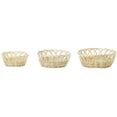 thumbnail image 3 of Decorative Round Fruit Bowl Bread Basket Serving Tray, Set of 3, 3 of 7