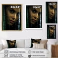 thumbnail image 4 of Designart "Mysterious Emerald Attire III" Fashion Woman Canvas Art Print, 4 of 7