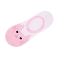 thumbnail image 2 of Under $5 Sock Slippers Pink Ladies Cotton Socks Cute Cat Pattern Slip Design Ladies Boat Socks, 2 of 4