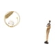 thumbnail image 5 of Estatua de bola de cristal,Estatuas de bolas de cristal para decoración del hogar,escritorio interior,Escultura de bola de cristal Figura de hierro Decoración,Estatuas de mujeres,Estatuas y, 5 of 8