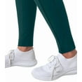 thumbnail image 4 of Mondetta Women's High Rise Ribbed Panel Legging, Green, XX-Large, 4 of 4