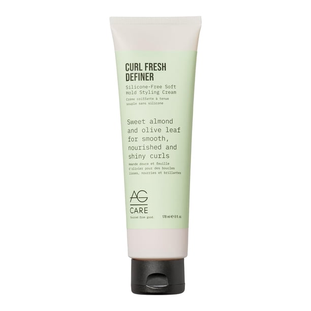 AG Care Curl Fresh Definer Silicone-Free Soft-Hold Styling Cream, 6 Fl Oz