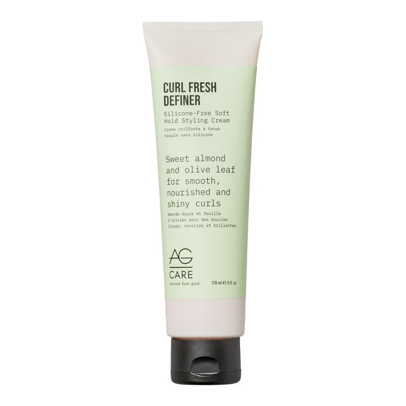 AG Care Curl Fresh Definer Silicone-Free Soft-Hold Styling Cream, 6 Fl Oz