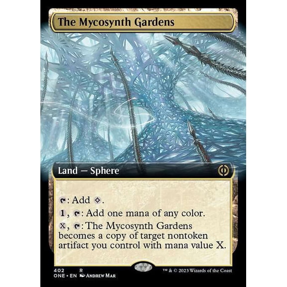 MtG Phyrexia: All Will Be One Rare The Mycosynth Gardens (Extended Art) #402