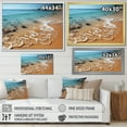 thumbnail image 4 of Designart "Beachside Silhouettes On Stunning Shore I" Coastal Floater Framed Canvas Art Print, 4 of 5