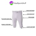 thumbnail image 2 of Mens Knickers Baseball Pants Pro Line (White, Medium), 2 of 4