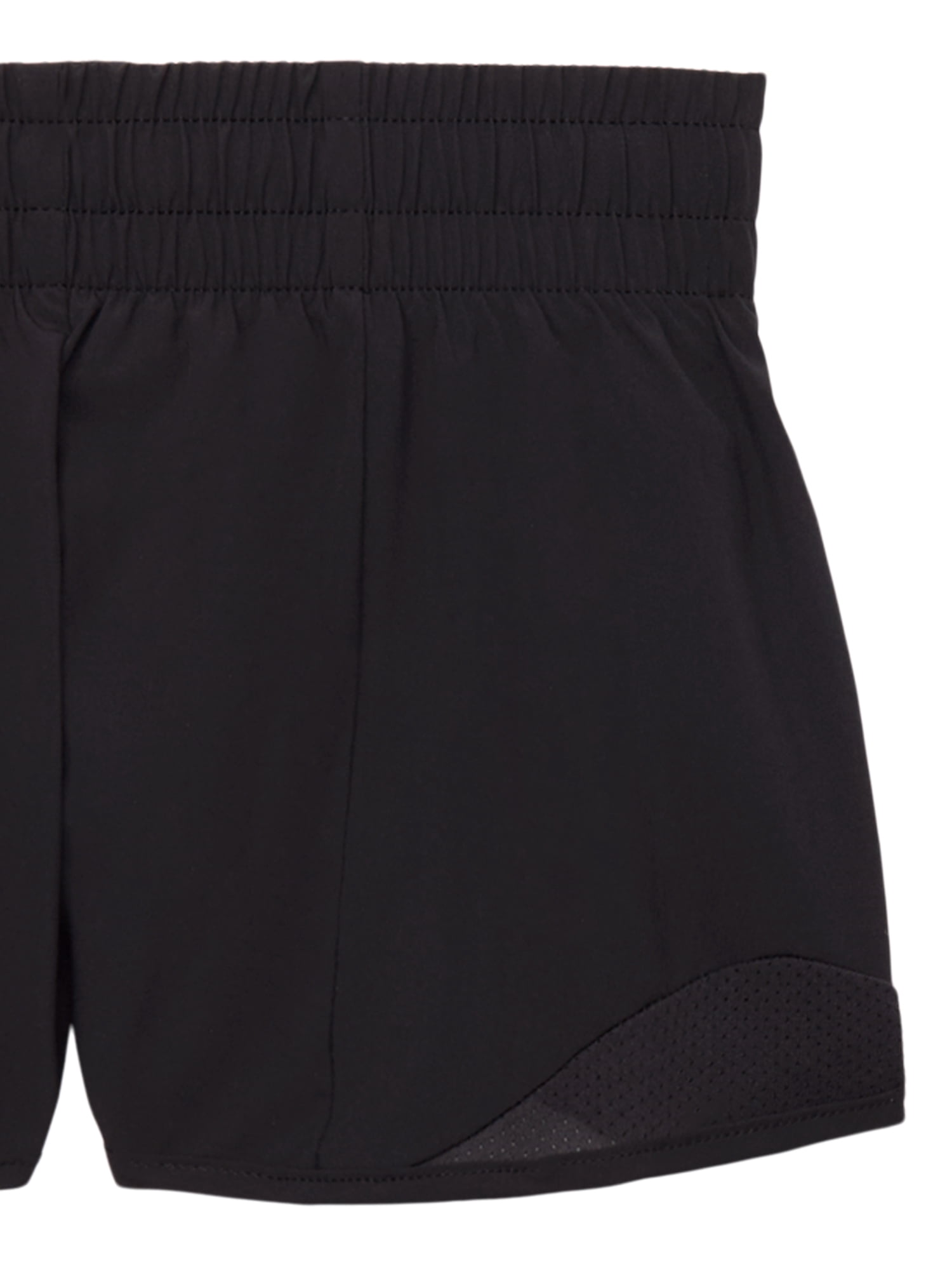Athletic Works Girls Athletic Run Shorts, 2-Pack, Sizes 4-18 & Plus