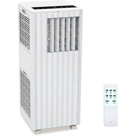 YUSAZENS 8000 BTU Portable Air Conditioner, 3-in-1 ABS Compact Mobile AC with Remote Control, 110V US Standard Unit for Bedroom Living Room Office Dorm, White