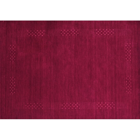 Ahgly Company Indoor Rectangle Abstract Pink Contemporary Area Rugs, 8' x 10'