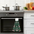 thumbnail image 4 of Yayeee Kitchen Hanging Hand Towels Set of 2 with Loop Bathroom Absorbent Tie Towel, Christmas Santa Hats, 4 of 7