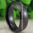 thumbnail image 3 of Black Tungsten Baseball Ring, 3 of 5