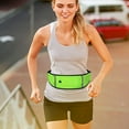 thumbnail image 3 of Odeerbi Belt Bag Wallet Waist Packs Waist Bag Running Belt Reflective Running Belt Hiking Exercise Bike Workout Gym Travel Jogging Pocket Belt Green, 3 of 4