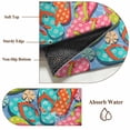 thumbnail image 6 of Watercolor Flip Flops Area Rugs 6'x9', Washable Small Throw Rugs for Kitchen Dining room, Summer Ocean Beach Slippers Blue Indoor Outdoor Rug Non-Slip Low Pile Carpet Runner Reversible Floor Mats, 6 of 8