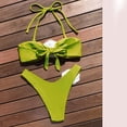 thumbnail image 5 of Conjunto de Bikini de tres piezas con estampado de leopardo para mujer, bañadores sexys de Tanga de cintura baja, trajes de baño femeninos con Push-Up, ropa de playa 2024, 5 of 5