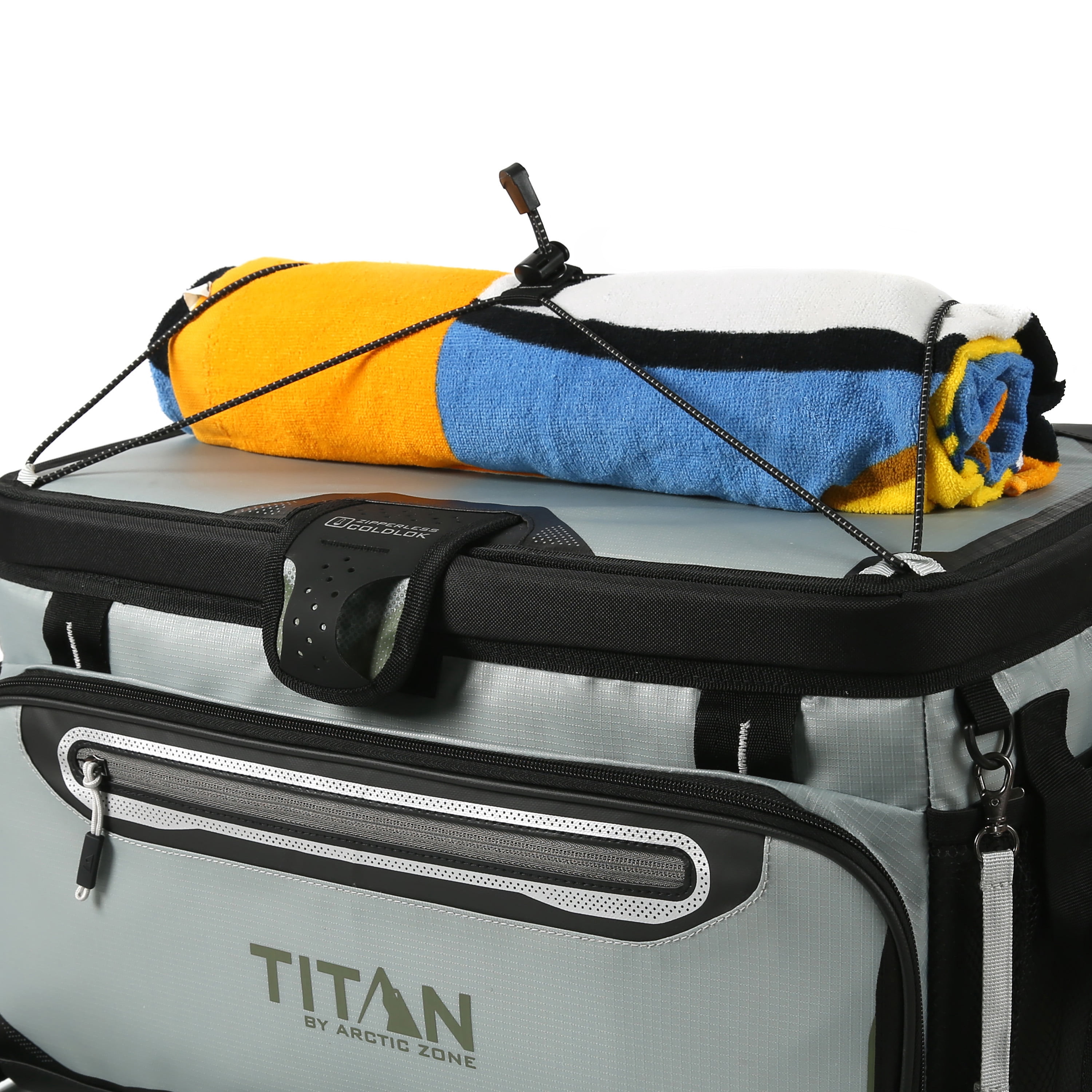 Titan by Arctic Zone 48 Can, 32 Quart Zipperless Soft Cooler, Seagrass
