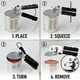 thumbnail image 5 of Abridor de latas manual Zulay Kitchen con abrebotellas, color negro, 5 of 6