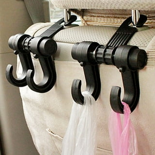 1/2/4pcs Car Seat Headrest Hook Storage Hanger Auto Back Seat Rotatable  Organizer Holder Bike Baby Stroller Hook Car Accessories