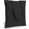 thumbnail image 2 of MyOrganicBag 6-Pack 16"x15" Black Cotton Tote Bags-Organic & ISO Certified, Reusable Shopping Bag, 2 of 11