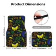 thumbnail image 5 of Zufioo Game Play Print Car Floor Mats Four-piece Set, Car Interior Accessories - Corrosion-resistant, Non-Slip, Suitable for Cars, Trucks, Vans, 5 of 7