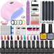 thumbnail image 1 of Manicure Set For Nail Extensions Gel Nail Polish Set Acrylic Kit Poly Nail Gel Set With UV Nail Lamp Dryer Nail Drill Nail Tools qiuyongming unisex, 1 of 2