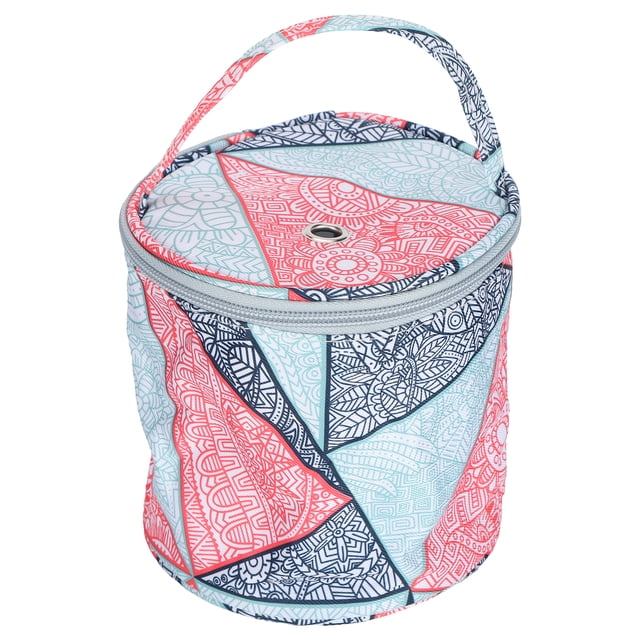 Bolsa De Hilo, Diseño De Cubo Circular Con Estructura Ingeniosa Para Almacenamiento De Ganchillo Para Tejer