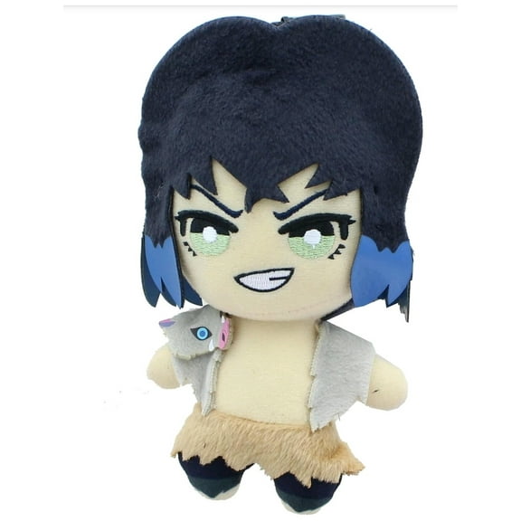 Banpresto Demon Slayer Kimetsu no Yaiba Bandai Spirits Japan 6-Inch Plush Bag Clip Keychain (Inosuke Hashibira)