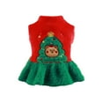 thumbnail image 2 of FYTPOV Cute Christmas Pet Dog Dress, Cute Dog Clothes, Puppy Clothes Yorkie Clothes, Plush Winter Warm Doggie Dress Dog Apparel for Small Dogs and Cats, M, 2 of 5