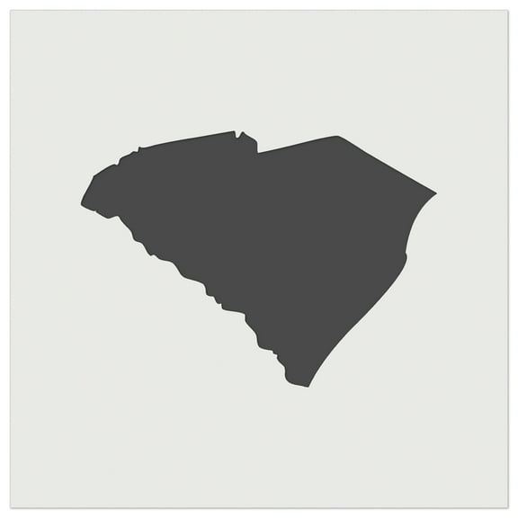 South Carolina State Silhouette DIY Cookie Wall Craft Stencil - 5.5 Inch