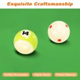 thumbnail image 4 of Uxcell 2 1/4" Billiard Pool Ball Set Regulation Size Full 16 Pool Table Balls Billiard, 4 of 6