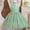 Green, variant on Hrsba Kids Summer Casual Dresses,Girl's Round Neck Sleeveless Exquisite Flower Embroidered Mesh Skirt Princess Skirt Children's Birthday Dress Dress Dress Dress,Pink,3 Years
