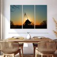 thumbnail image 3 of Elephant Stock Marine Corps Memorial Silhouette Wall Art - Horizontal Multi Panel Canvas - Living Room Wall Decor - Architecture Multi Panel - Black And Brown Decor - 65" x 42", 3 of 8