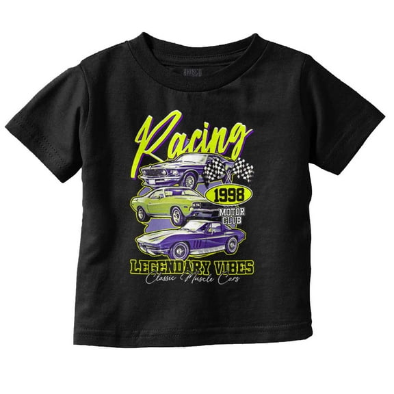 Racing Legendary Vibes Muscle Cars Youth T Shirt Tee Boys Infant Toddler Brisco Brands 6M